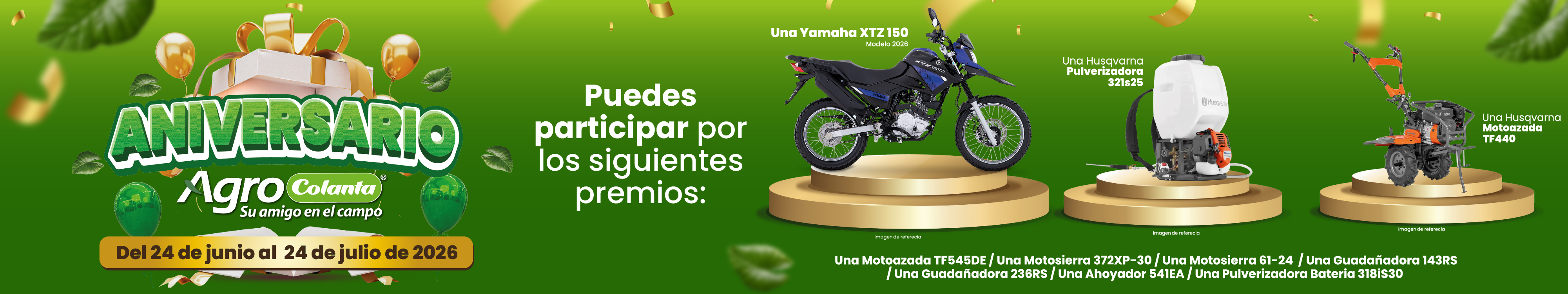 Banner aniversario agrocolanta 2026